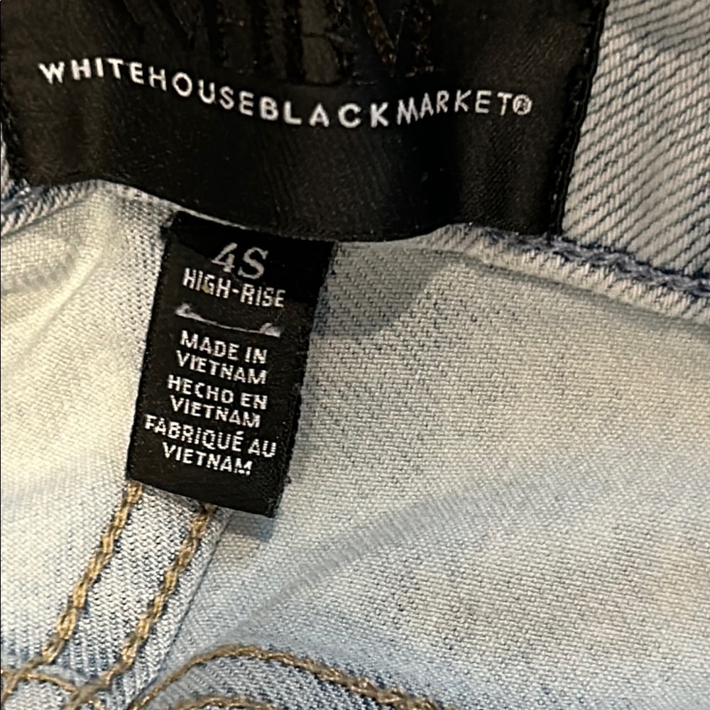White House Black Market Gray High Rise Jeans y. - Picture 11 of 14